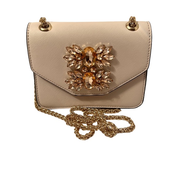 Dune London Handbags - Dune London Jeweled Crossbody Bag  NWOT